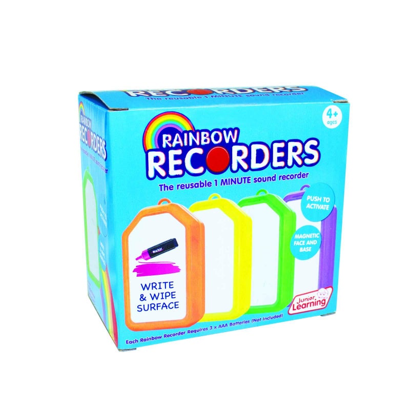 Junior Learning Rainbow Recorders (Set of Four), Multi Colored - Image 1